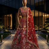 Royal Wedding Embroidered Lehenga