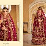 Premium Bridal Wear Velvet Lehenga Choli