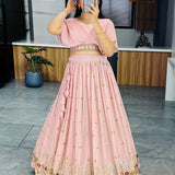 Modern Designer Crop Top Lehenga