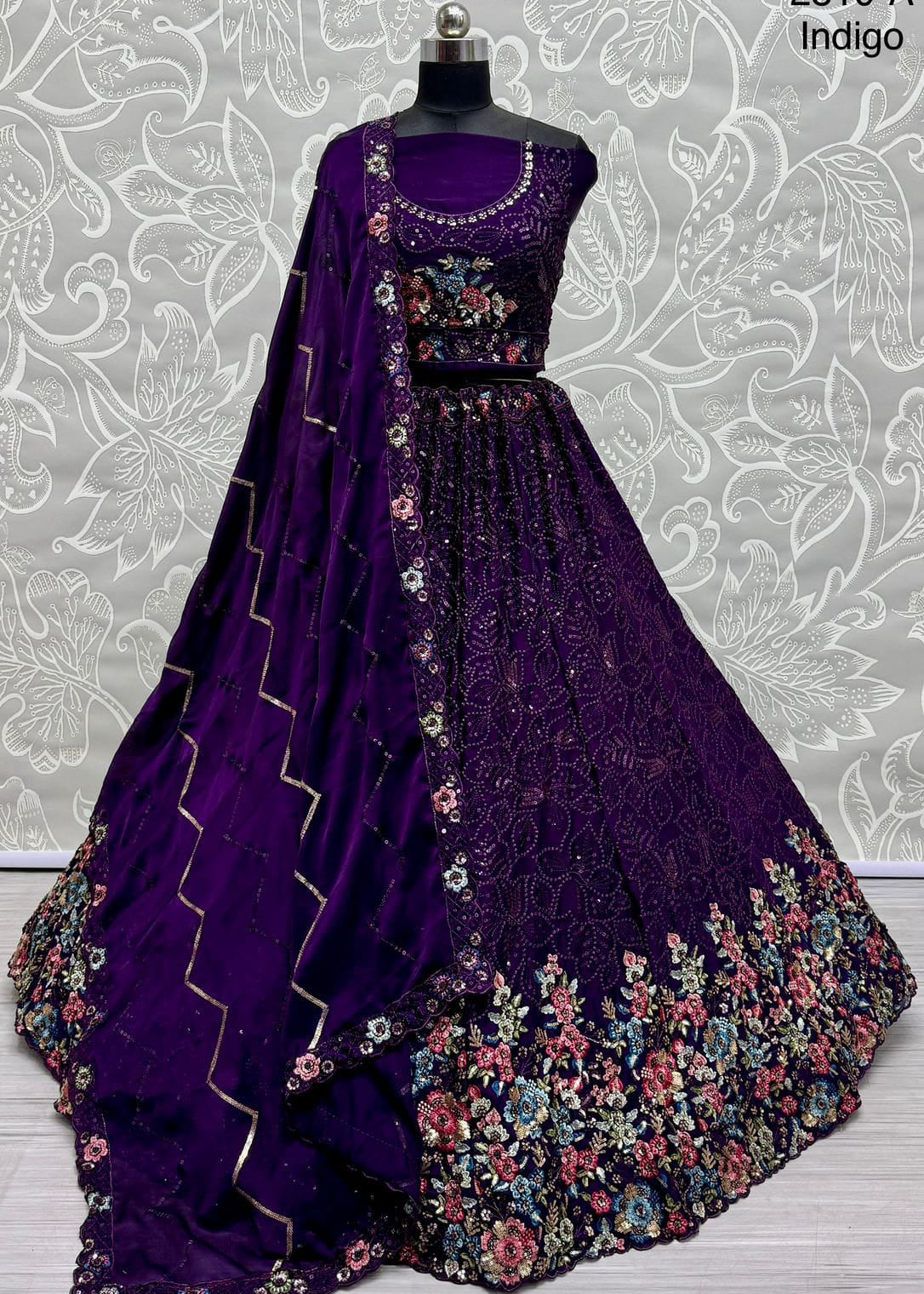 Fabulous Thread Sequence work Lehenga