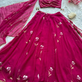 Stylish Pure Georgette Lehenga