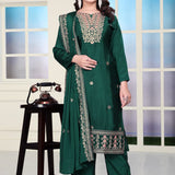 Designer Embroidered Sharara Suit