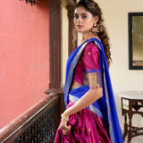 Akshara Paithani Cotton Silk Lehenga