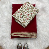 Beautifull Designer Mulberry Saree