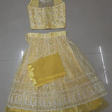 Finest Lucknowi Kids Lehenga Choli