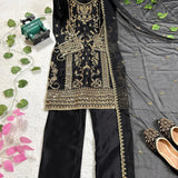 Classic black Ensemble Straight Suit