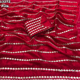 Bollywood Maroon Space Silk Saree