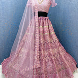 Bridal Net Lahengha Choli