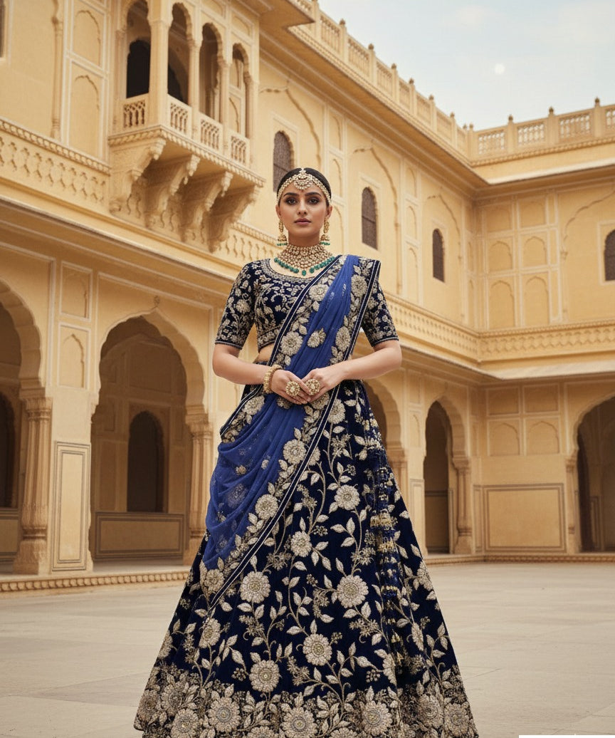 Adorn Embroidered Wedding Lehenga
