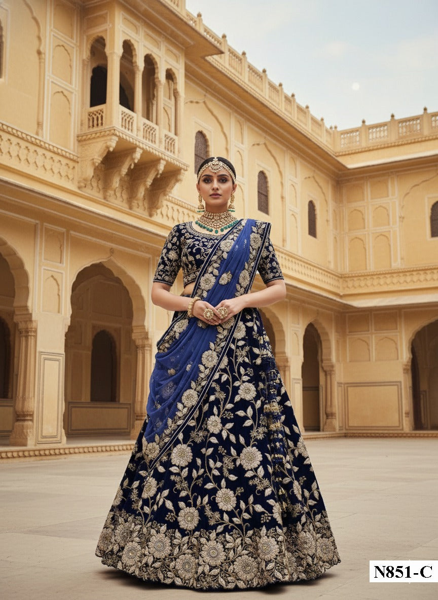 Adorn Embroidered Wedding Lehenga