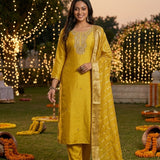 Srileela Pure Dola Silk Suit
