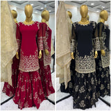 Designer Pakistani Bridal Suit Plazzo