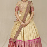 Wedding Half Half Silk Saree