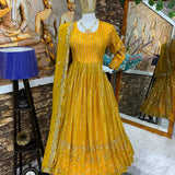 Pakistani Heavy Sequance Anarkali Gown