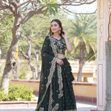 Blooming Georgette Sequance Lehenga Choli