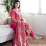 Elegant Traditional Print Suit