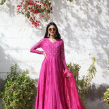 Fox Georgette Beautiful Gown