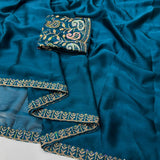Rangoli Sequence Embroidered Saree