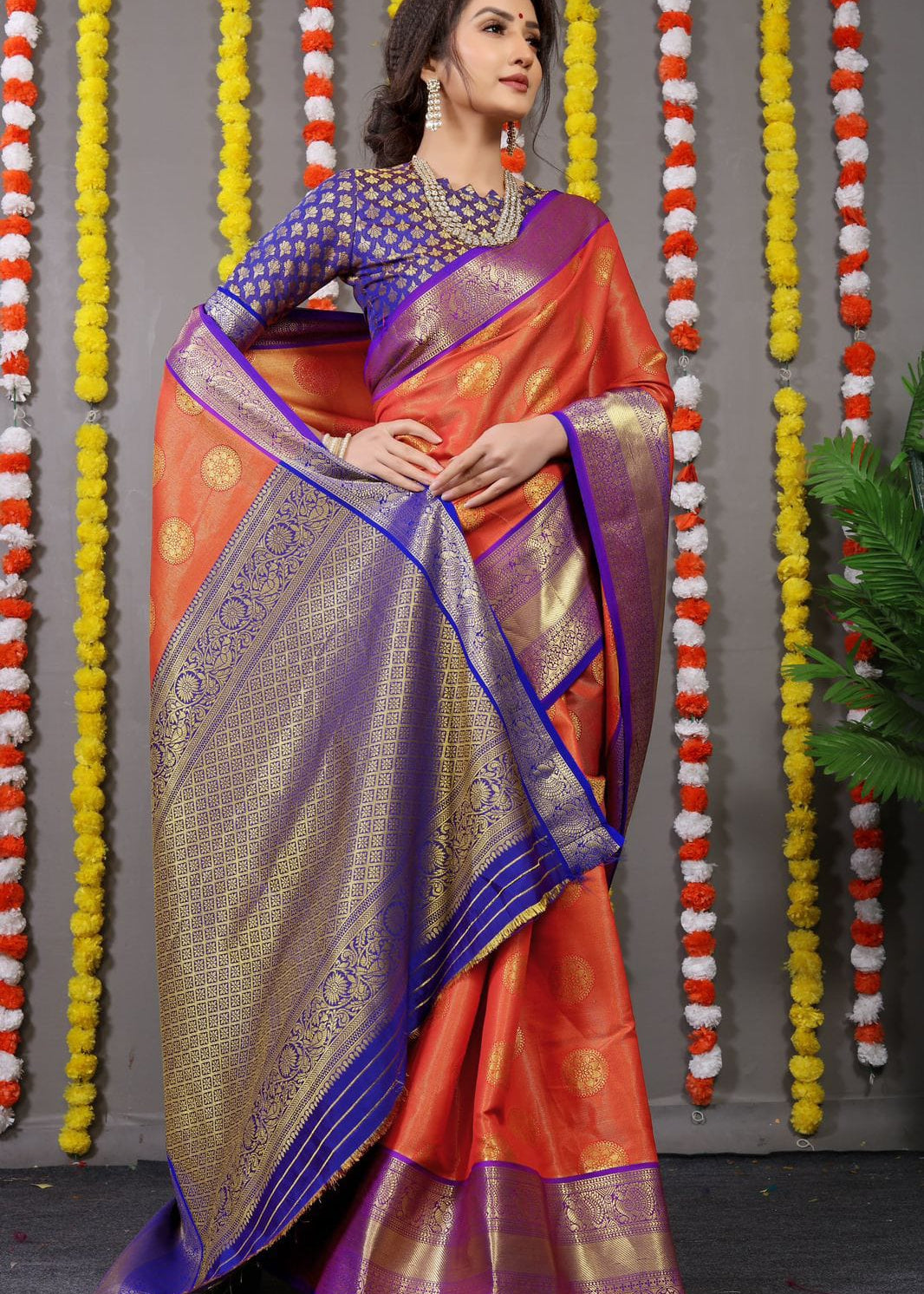 Lichi Silk Zari Woven Saree