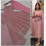Trendy Embroidered Anarkali Suit