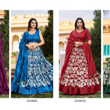 Ethnic Look Tussar Silk Lehenga