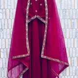 Winterwear Velvet Embroidered Suit