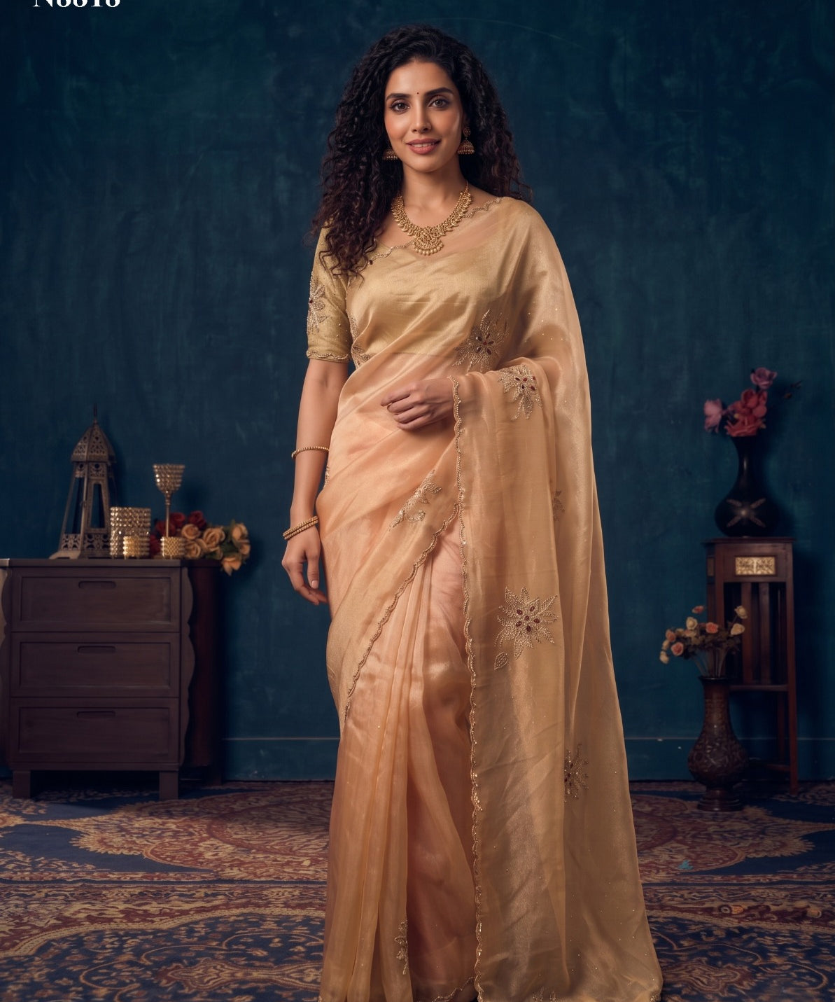 Sanskriti Bridal Organza Silk Saree