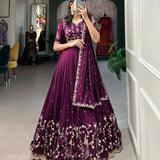 Triveni Zari Work Lehenga Choli