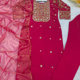 Stunning Embroidered Roman Suit
