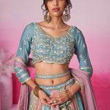 Exquisite Bridal Multi Colored Lehenga