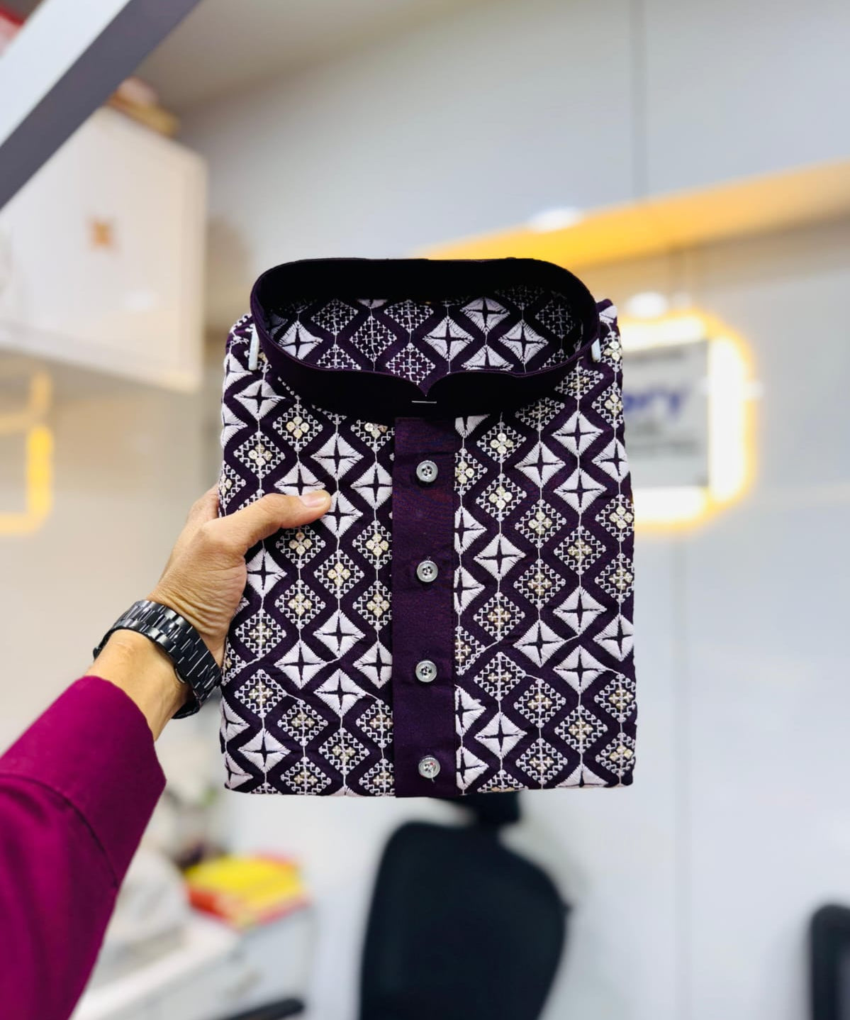 Classy Men's Embroidered Kurta