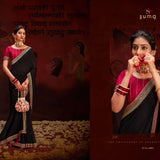 Vichitra Bluming Swarovski Work Saree