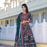 Stuning Dola Silk Anarkali Gown