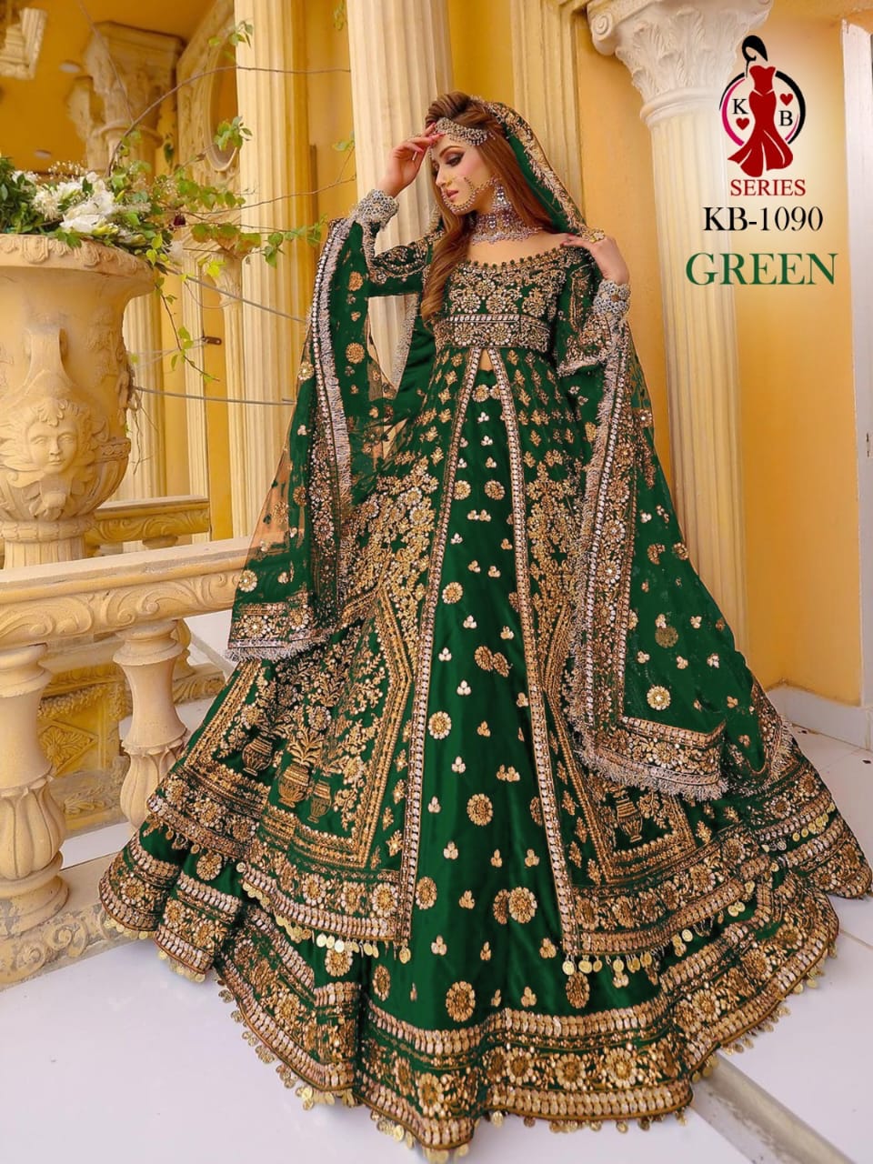 Premium Bridal Velvet Lehenga Choli