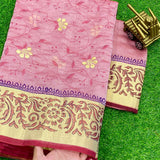 Soft Cotton Organza Saree