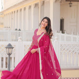 Calssical Blooming Anarkali Gown