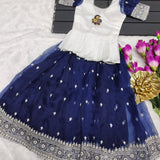 Kids Organza Silk Lehenga Choli