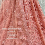 Peach Bridal Wedding Lehenga