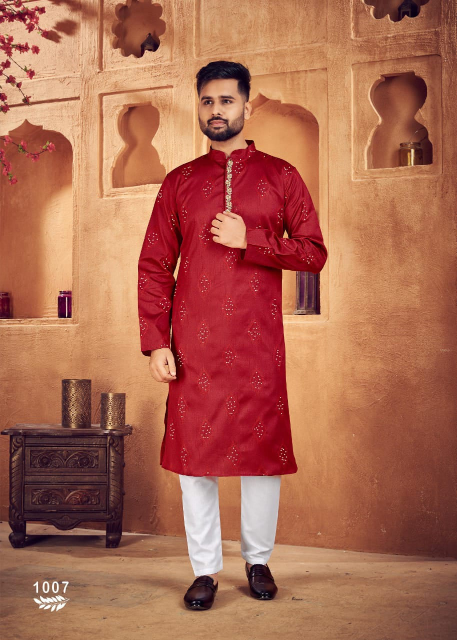 Heavy Jacquard Men's Kurta