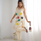 Trendy Khadi Cotton Mirror Suit