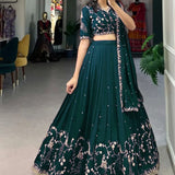 Beautyfull Chinon Zari Work Lehenga