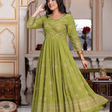 Beautifull Reyon Long Gown Collection