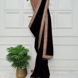 Superhit Trending Velvet Saree