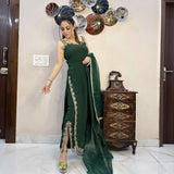 Stylish Green Kurti Pant Collection