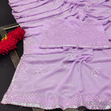 Beautifull Purple Saree Collection