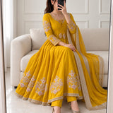 Mishri Mustard Cotton Suit