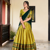 Akshara Paithani Cotton Silk Lehenga