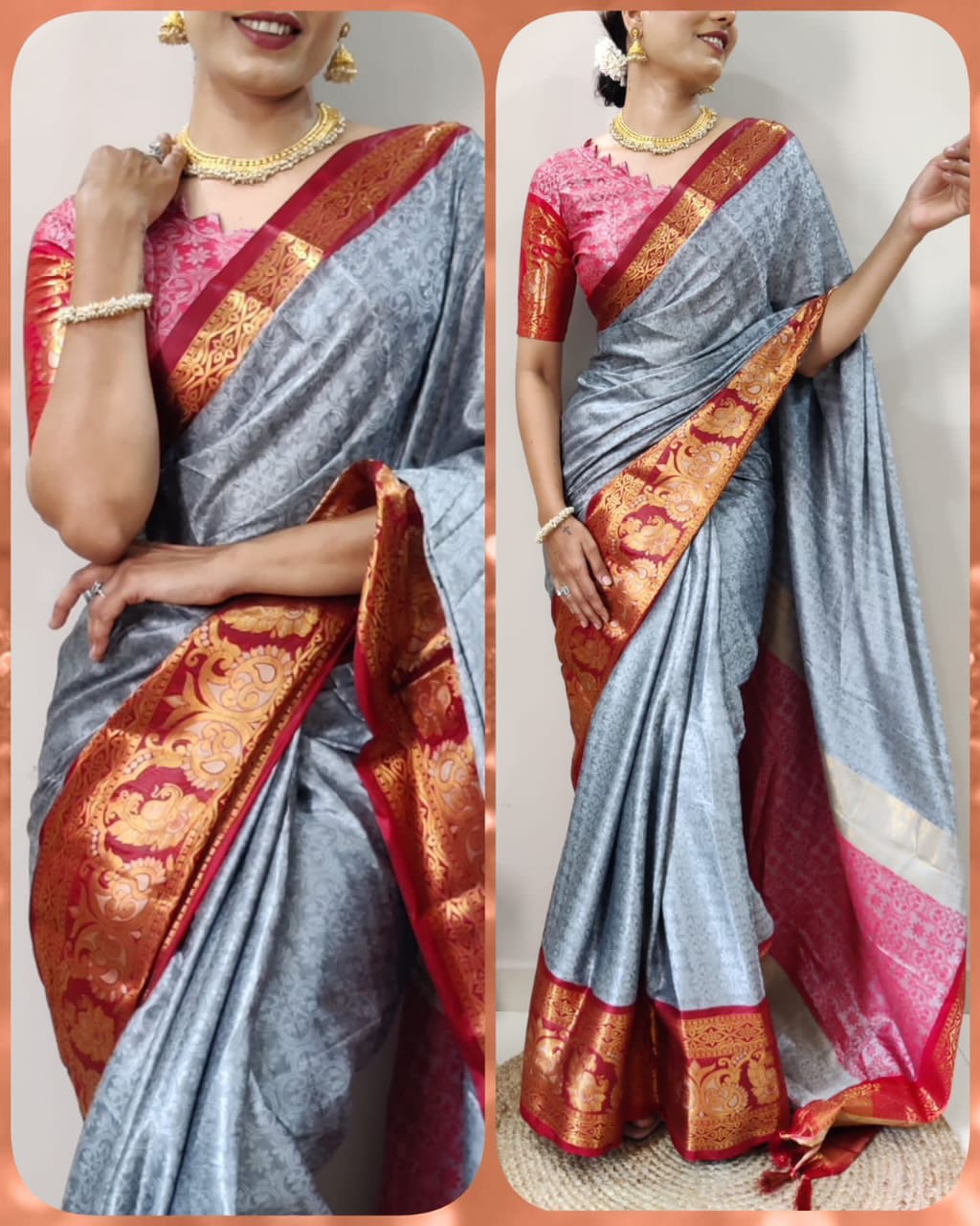 Attractive  Soft Silk Saree