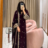 Blooming Embroidered Anarkali Gown