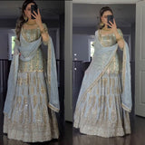 New Designer Faux Georgette Lehenga